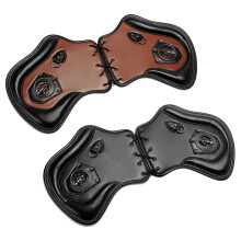 Bike Side Cover Accent with Skull Detail and Stitched Trim Detail Black Type A