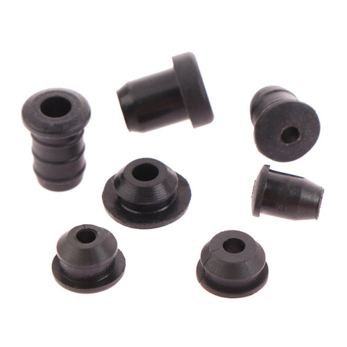 Bike Frame Cable Entry Grommet for Port Coverage, Black Rubber Fit Front 8mm 1 2
