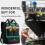 Tool Storage Backpack with Top Handle for Repair and Maintenance Green 3