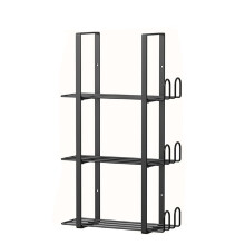 Glove Holder Dispenser for Wall Mount, Disposable Latex Gloves Holder for Lab, Wall-Mounted Triple Rubber Box Holder