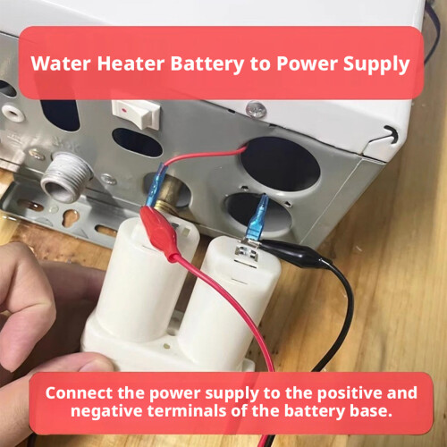 White Battery Case Replacement for Hot Water Unit Service Part 1