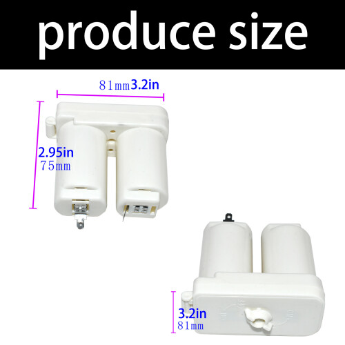 White Battery Case Replacement for Hot Water Unit Service Part 2