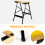 Portable Workbench, Workmate Folding Workbench,Large Load Capacity with Clamp 5