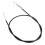 Pull Cable Assembly, Black Manual Control Line 20Mm for A35 Moped Repair 5