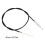Pull Cable Assembly, Black Manual Control Line 20Mm for A35 Moped Repair 3