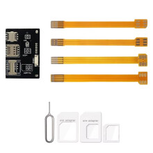 Ferramenta 4 em 1 para Ativação de Cartão IC de Celular para SIM, Cabo Flexível FPC de 5/15 cm para Conversor de Cartão Micro-SIM