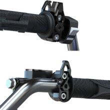 Universal Motorrad Lenkerhaken 22mm CNC Aluminium