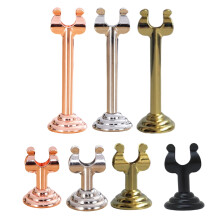 Metal Price Sign Display Stand Set of 3 for Retail Counters, Cards and Labels Large gold
