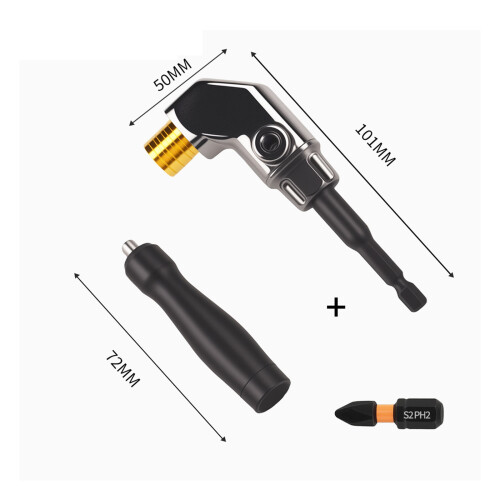 90 Degree Power Drill Tool And 25mm Impact Bit For Carpentry 2