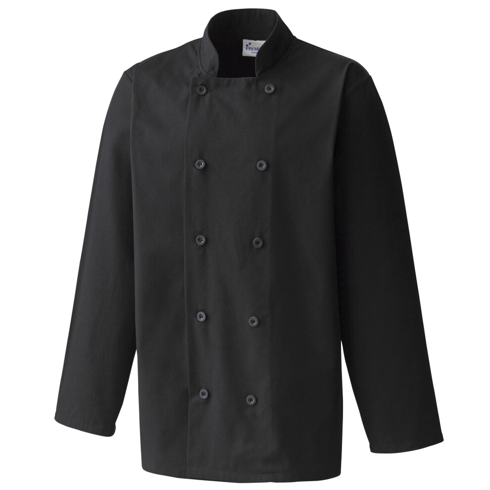 Premier (4Xl, Black) Unisex Chefs Jacket