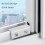 Child Proof Lock No Drill Home Security Guard Steel Window Restrict Single Hole Black 1