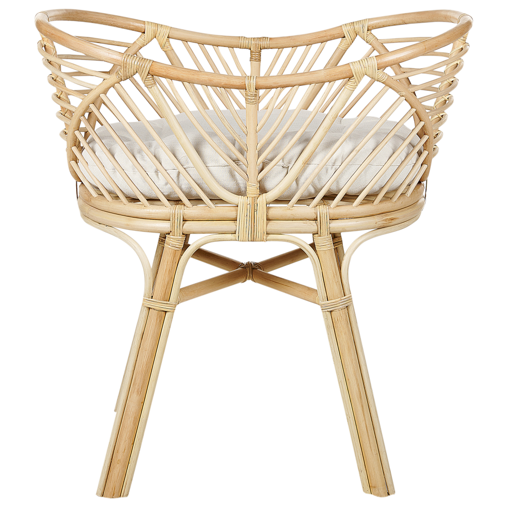 Beliani Bassinet Rattan Gruissan 50 X 70 Cm Natural