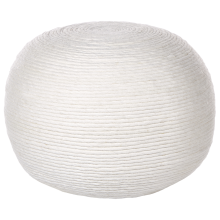Pouffe TAKHABI Wool White