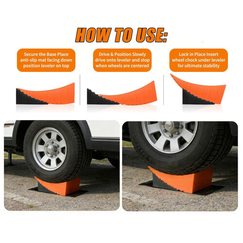 Mobile Home Leveling Support Blocks For Outdoor Use 1000kg Capacity Polymer Material 2