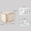 Wooden Front Panel Combination Lock Project Box for Kids and Students Study 3