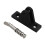 Marine Bimini Top Deck Hinge Base Black Nylon for Awning Mount Replacement 4P 9