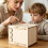 Wooden Front Panel Combination Lock Project Box for Kids and Students Study 7