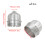 Replacement Fuel Filter Housing Cap Protector 134001 For 2500HD 3500HD Silver 4