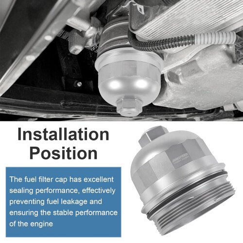 Replacement Fuel Filter Housing Cap Protector 134001 For 2500HD 3500HD Silver 2