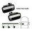1995-2004 Front Door Handle Pair, Black Silver Exterior Replacement 6921035030 6