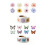 Envelope Label Roll 500 Count, 1 in Adhesive Labels for Gift Wrap  c714 2