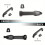 Car Styling Outer Outside Exterior Door Handle Replace 6921106090, Dark Grey front right 8