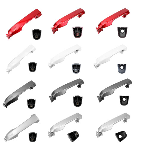 Car Styling Outer Outside Exterior Door Handle Replace 6921106090, Dark Grey front right 1