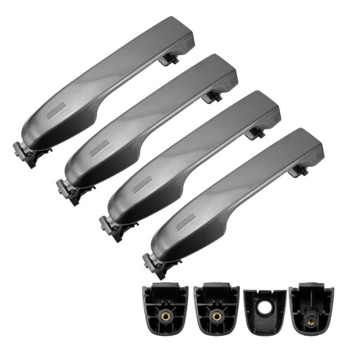 Car Styling Outer Outside Exterior Door Handle Replace 6921106090, Dark Grey front right 2