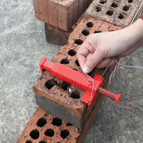 Adjustable Bricklayer Liner Tool For 20-24mm Bricks,Simple Setup Brick Line Clip 1
