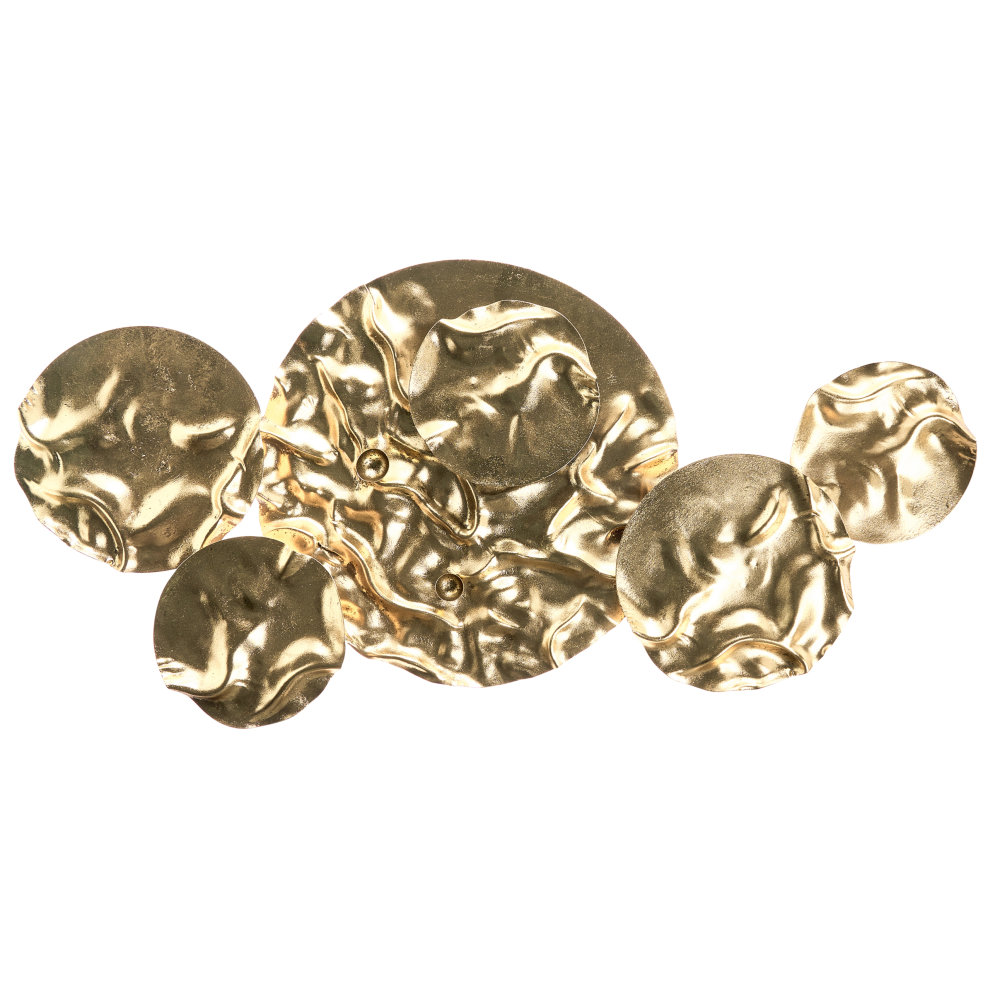 Beliani Wall Decor Calry Metal 43 Cm Gold