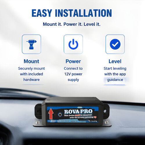 Mountable Leveling Indicator for Motorhome Parking Guidance Aid 2