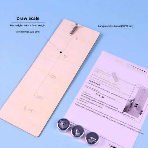 Handheld Force Experiment Board for Science Class Demonstrations rubber band 2