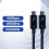 USB Type C Cable Standard 40Gbps Fast Speed 8K Display 100W Charging Cord 100cm 8