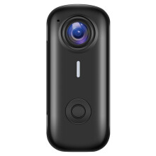 Câmera Esportiva Magnética 1080P HD, Câmera de Ação de Bolso para Esportes, Gravação de Vídeo, Vlog, À Prova D'Água, Wi-Fi, Preta