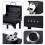 Charcoal BBQ Grill Trolley Matt Black 7