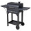 Charcoal BBQ Grill Trolley Matt Black 5