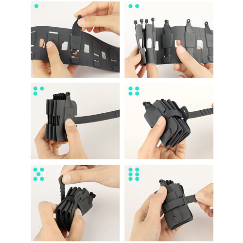 3 Pro Silicone Propellers Roll Bag for Case + 2 Sets Propellers Brown bag E 2