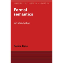 Formal Semantics by Ronnie Cann Paperback Book