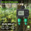 Double Port Garden Water Timer Programmable Sprinkler Controller For Plant Care 8