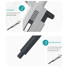 Professional Laboratory Pipette Adjustable Single Channel Manual ABS Pipette y10 to 100ul