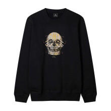(M, Black) Paul Smith Mens Skull Crew Neck Sweatshirt