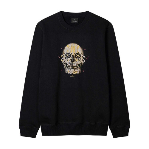 Paul Smith (M, Black) Paul Smith Mens Skull Crew Neck Sweatshirt