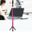 Telescoping Rod Extendable Selfie Stick for Cameras &Tripods Stability & Solid Grey 4