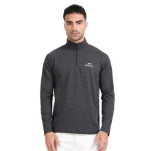 (M, Grey) Slazenger Mens Quarter Zip Sweatshirt