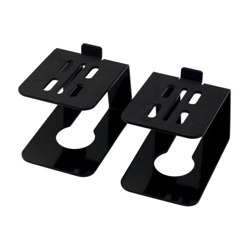 5 Degree Desk Speaker Stand Pair for Small Speakers, Studio Use White 1