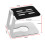 5 Degree Desk Speaker Stand Pair for Small Speakers, Studio Use White 4