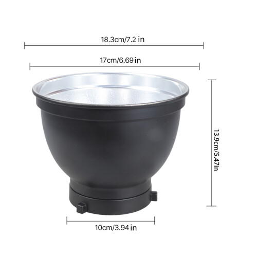 Studio Flash 55 Degree Standard Photography Light Reflector Honeycombed Cover 2