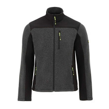 (3XL, Black/Grey) Dunlop Mens On Site Fleece Jacket