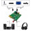 Fiber Input Sound Board with Output Pair for Media Device Use 6