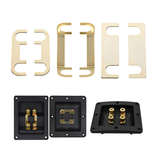 Speaker Post Bridge Plates for Gold Tone Home Speaker Link Use Bend piece 2
